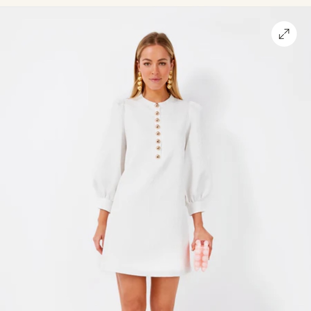 EUC Pomander Place White Mini Dress